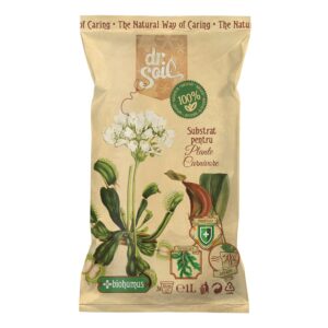 Substrat natural Dr.Soil pentru plante carnivore la punga de 1L